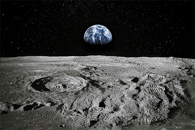 Trái đất nhìn từ mặt trăng