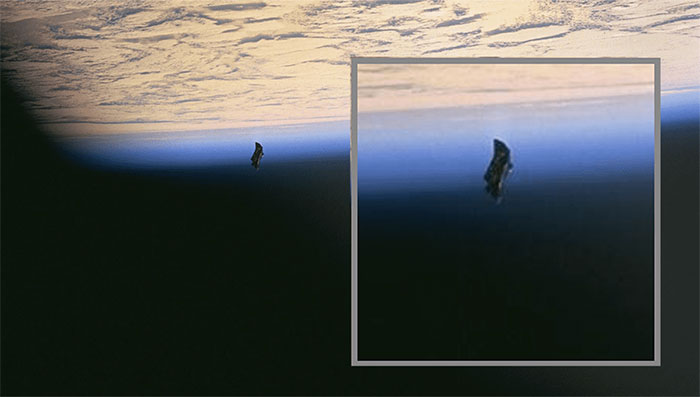 Tiến sĩ Luis Corralos đã chụp được hình ảnh của vệ tinh Black Knight.