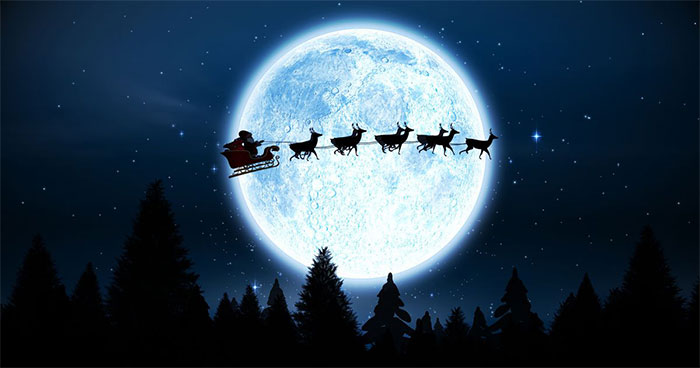 Giáng sinh năm nay mọi người lại có cơ hội xem "xe trượt tuyết của ông già Noel" lướt qua bầu trời