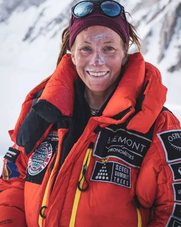 Kristin Harila là một vận động viên trượt tuyết chuyên nghiệp trước khi cô bắt đầu leo núi.