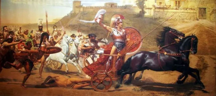 Tác phẩm điêu khắc Alexander Đại đế cưỡi ngựa Bucephalus ở Thessaloniki, Hy Lạp
