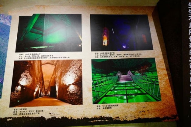Hình ảnh một số công trình chính trong hang.