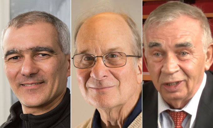 Ba nhà khoa học nhận giải Nobel Hóa học 2023. 