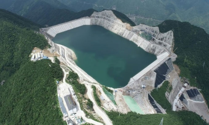 Trung Quốc đang tích cực xây các nhà máy thủy điện tích năng.