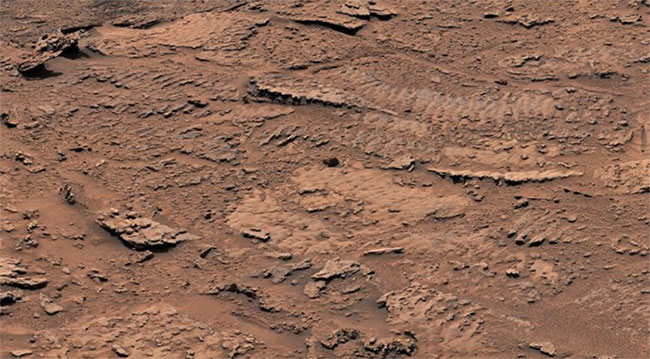 Những tảng đá có các vết gợn sóng trên bề mặt do xe tự hành Curiosity tìm thấy