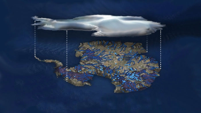 Các nhà khoa học phát hiện hệ sinh thái đá-băng-nước dưới đáy Nam Cực.