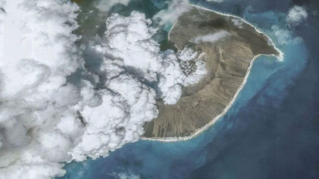 Vụ phun trào Tonga năm 2022 làm rung chuyển Thái Bình Dương