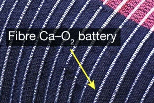 Pin canxi có thể được chế tạo thành dạng sợi linh hoạt
