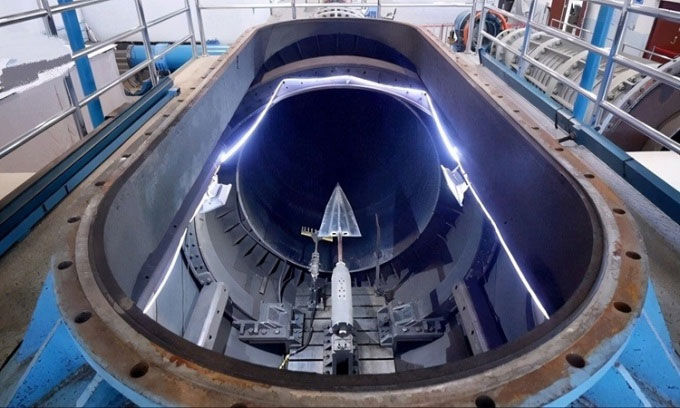 Đường hầm gió JF-22 có thể mô phỏng môi trường khi tàu vũ trụ hồi quyển.