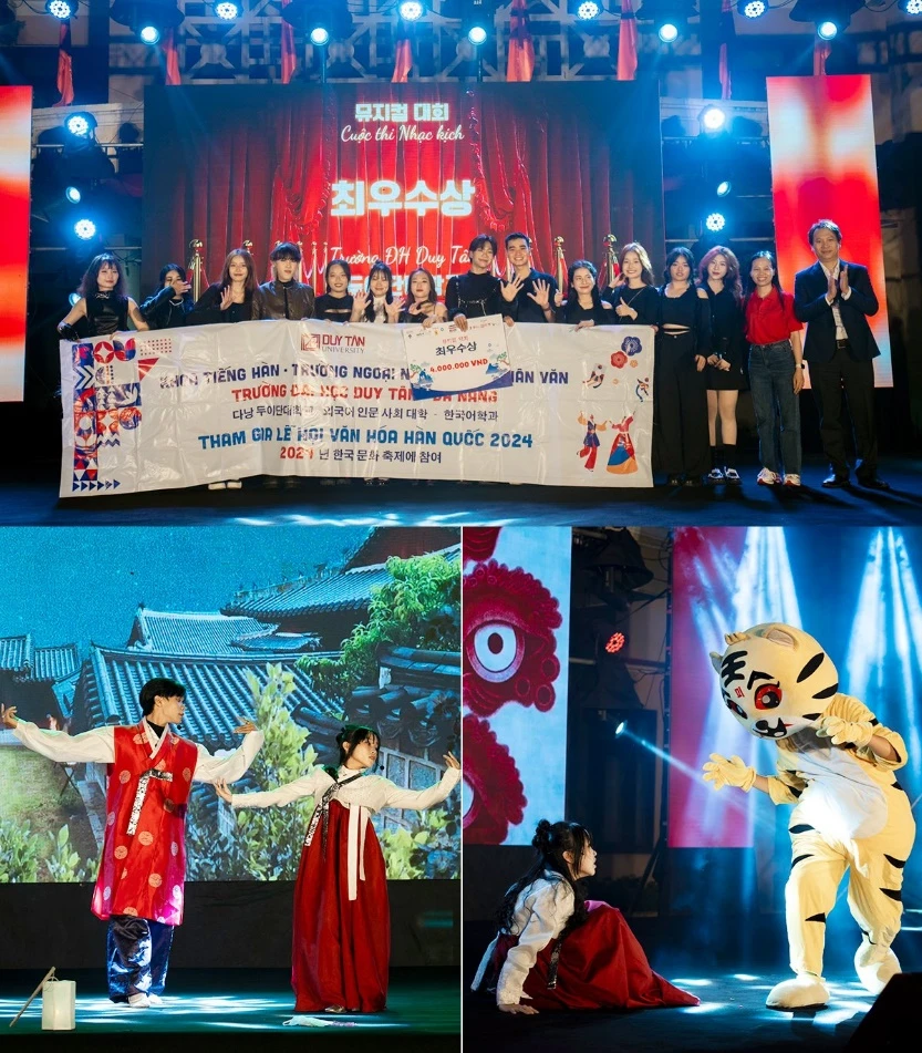 SV ĐH Duy Tân giành giải nhì, ba tại Ngày hội Ngôn ngữ Văn hóa Hàn 2024- Ảnh 2.