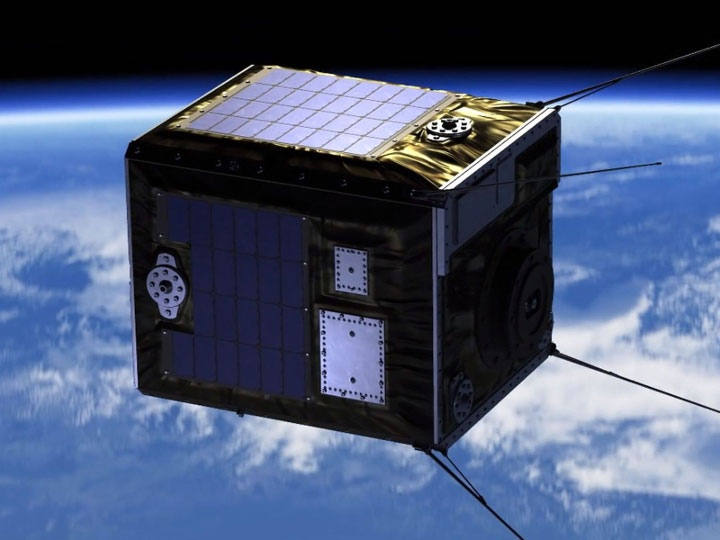 Ảnh minh họa hai vệ tinh sắp được phóng vào không gian để tạo mưa sao băng. 