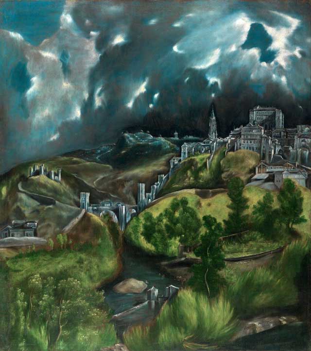 Bức tranh View of Toledo (Quang cảnh Toledo) của El Greco