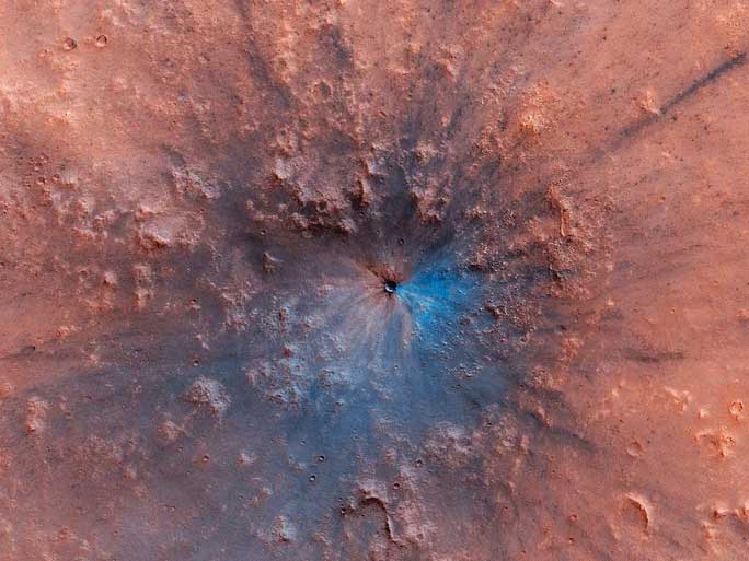 Một hố va chạm trên sao Hỏa