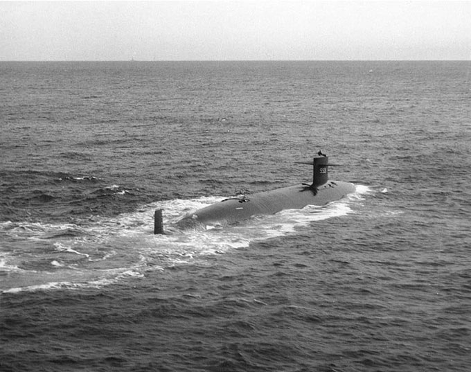 USS Thresher là tàu ngầm thứ 2 của Mỹ bị gặp sự cố và mất tích.