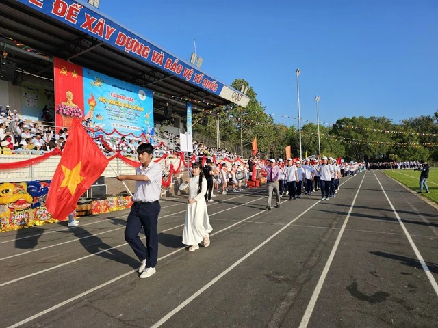 Hội khỏe Phù Đổng tỉnh Bà Rịa-Vũng Tàu: Trường học đóng góp thể thao thành tích cao- Ảnh 1.
